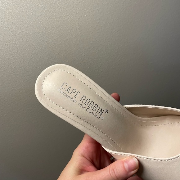 Cape Robbin Lithe Sexy High Heels for Women, Square Open Toe Shoes Heels - Picture 4 of 5